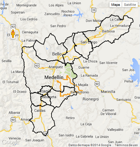 Mapa cobertura Mímame Mascotas
